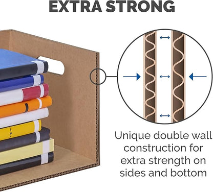 Bankers Box Small Classic Moving Box 15 Pack, Reinforced Handles, Tape-Free - Image 5