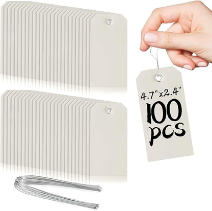100 Pieces Plastic Shipping Tags by XUWAIDSGN