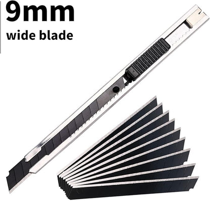 Gomake 9mm Utility Knife Replacement Blades, 60 Degree Snap Off Carbon Steel - Image 5