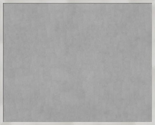Amanti Art Silver Framed Magnetic Board 33x41 X-Large Vision Board by AmantiArt