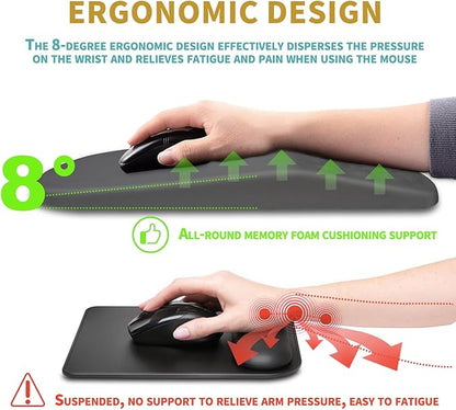 Hokafenle Ergonomic Mouse Pad Wrist Support - Image 5