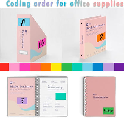 YSHIHE Colored Labels Stickers 3 x 2 Inch Rectangular Moving Labels 8 Colors - Image 8