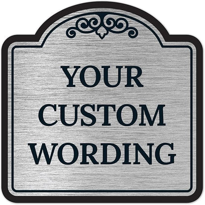 Custom Decorative Sign, Personalized Metal Sign by SigoSigns