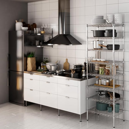 Regal Altair 18" Deep x 24" Wide x 74" Height Wire Shelving Kit | 8-Tier | NSF - Image 4