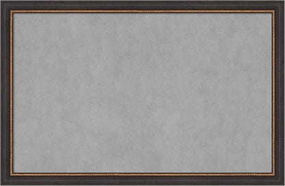 Amanti Art Black Framed Magnetic Board 23x35 Large Vision Board by AmantiArt
