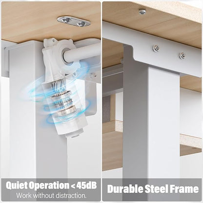 Kingant 48 x 24 Inch Electric Standing Desk - Image 5