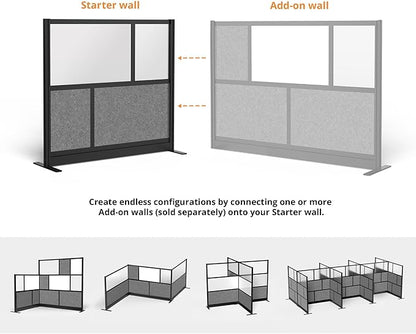 Stand Up Desk Store Expanse Modular Wall | 53'' x 48'' Wall | Expandable - Image 2