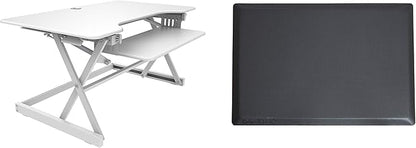 Rocelco 40" Large Height Adjustable Standing Desk Converter by Rocelco