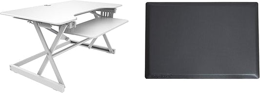 Rocelco 40" Large Height Adjustable Standing Desk Converter by Rocelco