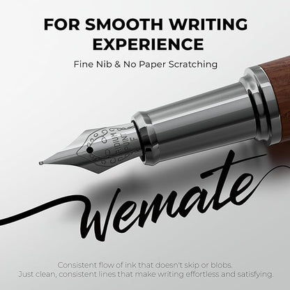 WEMATE Fountain Pen Set, Fine Nib - Image 2