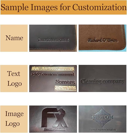Geslun Personalized Genuine Leather Portfolio, Legal Size 8.5 x 14 Pad Holder - Image 2