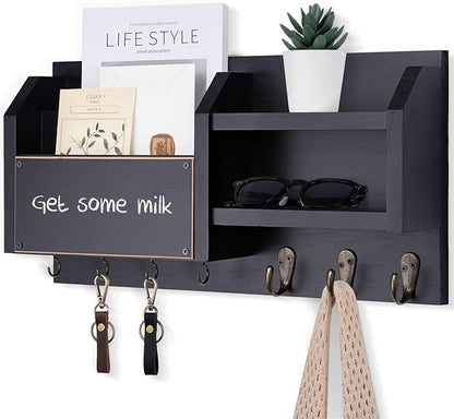 Lwenki Mail and Key Holder – Wall Mount Key Hanger by Lwenki