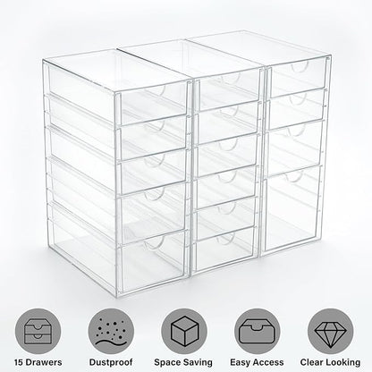 Prsildan Acrylic Drawer Organizer - Image 8
