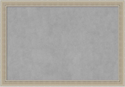Amanti Art Silver Framed Magnetic Board 28x40 Large Vision Board by AmantiArt