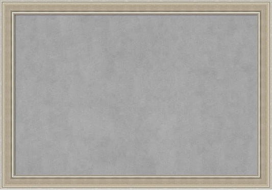 Amanti Art Silver Framed Magnetic Board 28x40 Large Vision Board by AmantiArt