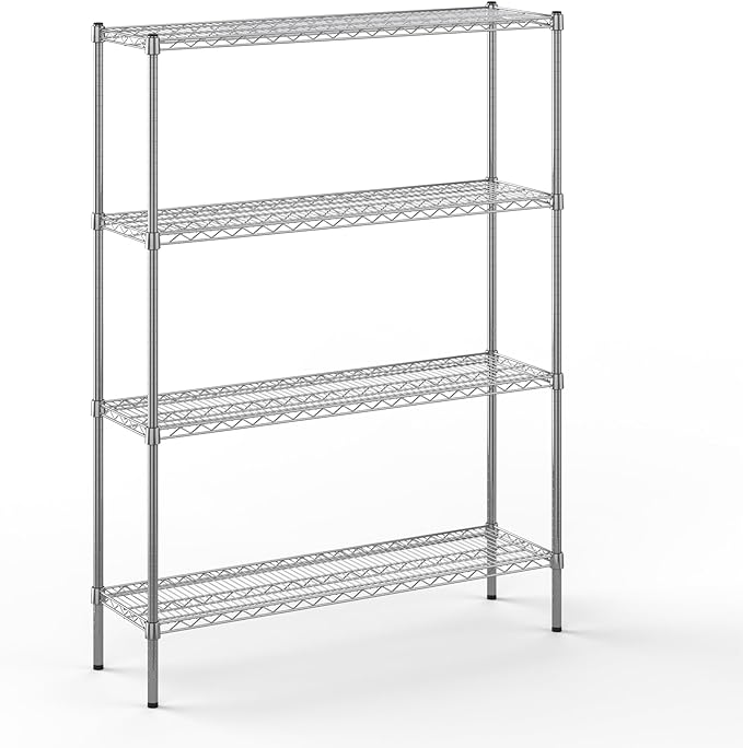 Regal Altair 14" Deep x 48" Wide x 64" Height Wire Shelving Kit | 4-Tier | NSF by Regal+Altair