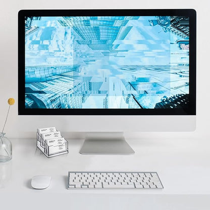 Clear Acrylic Business Card Holder, 3 Tier Premium Acrylic Clear Business Card - Image 5