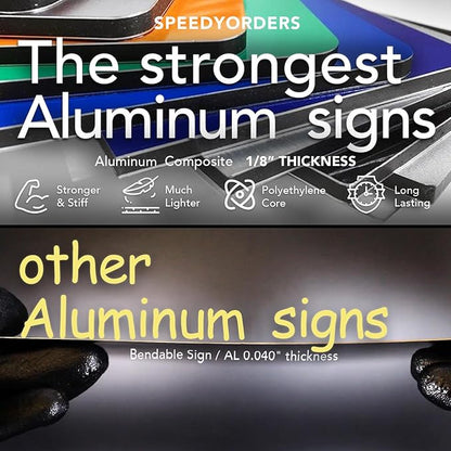 Custom Outdoor Metal Signs, Personalized Aluminum Signs, Customized Safety Signs - Image 5