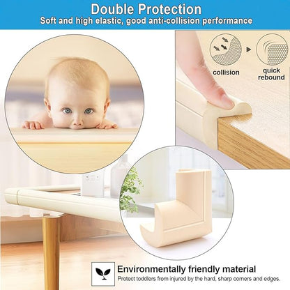 Baby Proof Corners and Edges Protector 18ft, Fireplace Baby Proofing Bumper - Image 4