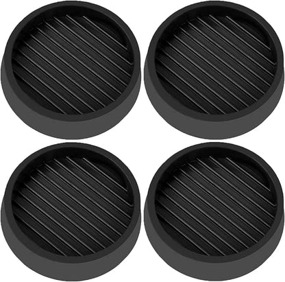 VOCOMO 3X3 Round Rubber Caster Cups, Non Slip Furniture Pads, Anti-Slip Gripper by VOCOMO