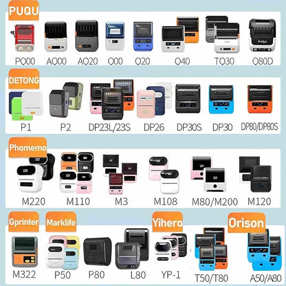 Risio Thermal Labels 1.57"x1.18", 220 Labels/Roll, Waterproof, Oil-Resistant - Image 4