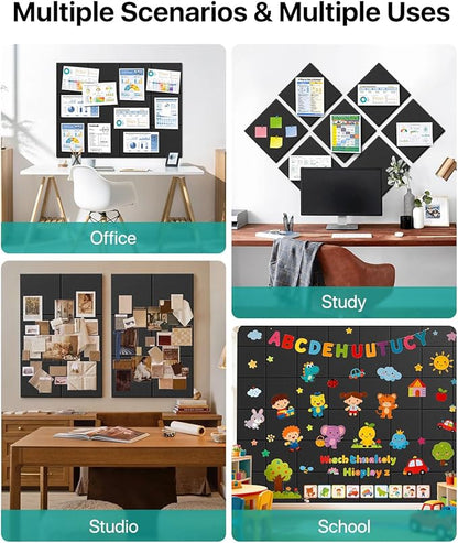 Large Cork Boards for Walls, Cork Boards for Office Decor, Felt Board - Image 7