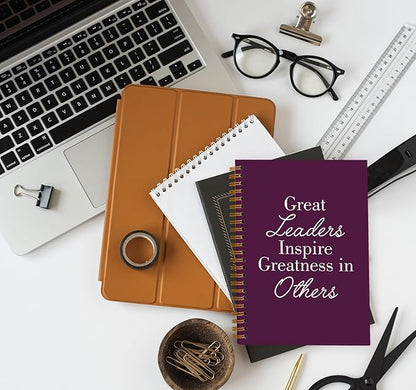 OXW Purple Meeting Notebooks for Work, Leadership Gifts Office Work Notebook - Image 5