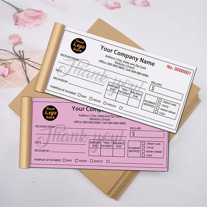 Custom Invoice Book in 3-Part /2-Part Receipt Book - Image 3
