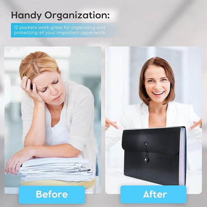Accordion File Organizer, Expanding File Folder - Image 6