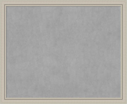 Amanti Art Silver Framed Magnetic Board 36x44 X-Large Vision Board by AmantiArt
