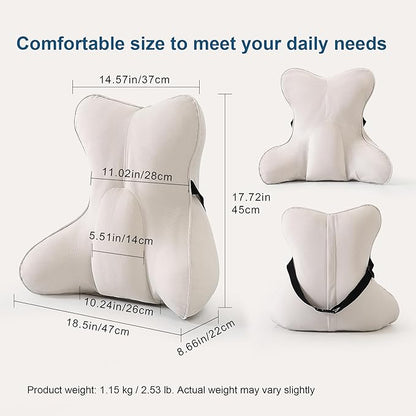 Ailuteie Lumbar Support Pillow – Multi-Functional Ergonomic Back Cushion - Image 2