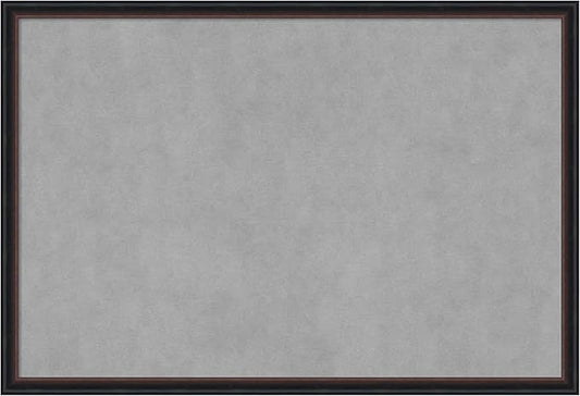 Amanti Art Black Framed Magnetic Board 26x38 Large Vision Board by AmantiArt