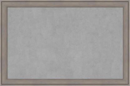 Amanti Art Grey Framed Magnetic Board 23x35 Large Vision Board by AmantiArt