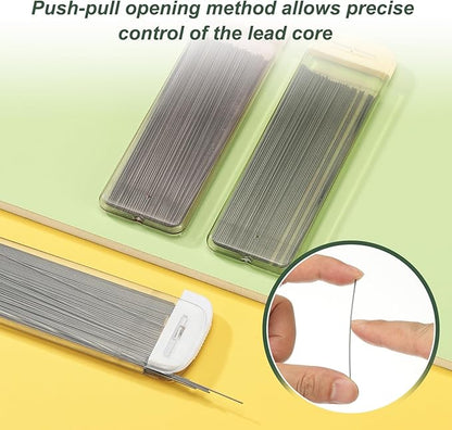 PATIKIL 600Pcs HB Mechanical Pencil Lead, 0.5mm Black Lead Refill Break - Image 4