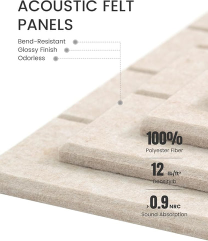 Fluxynara Felt Bulletin Board Tiles Large 36" x 24" Cork Board Alternative-6 - Image 4