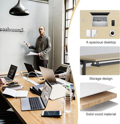 Conference Table, 55.1''Folding Conference Room Table - Image 7