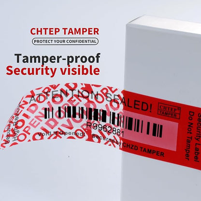 ChtepTamper 100 Pieces Total Transfer Tamper-Evident Stickers Security Labels - Image 6