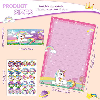 TaoBary 160 Pcs Stationery Paper Set 50 Double Sided Stationery Papers - Image 5