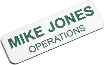 Custom Engraved Name Tag Badges – Personalized Identification by ProvidenceEngraving