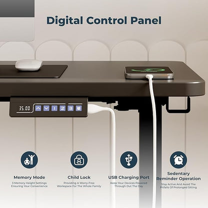 FitStand Adjustable Standing Desk, Large 79x31 Inches Standing Desk - Image 4