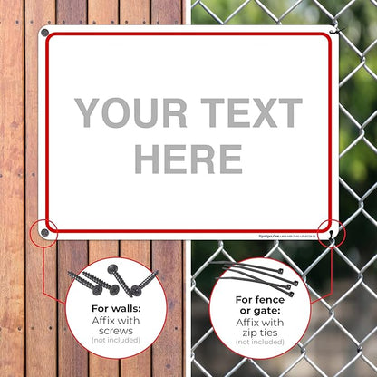 Custom Sign, Personalized Metal Signs, Customize - Image 4