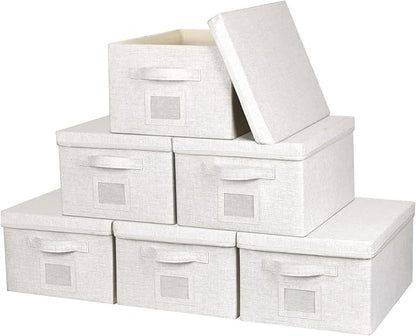 Large 17''x12'' Quart Collapsible Stackable Storage Bins by GraciadecoStorage