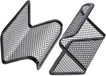 Chiyuehe Black Metal Mesh Business Card Holder Desk Business Card Organizer - Image 3