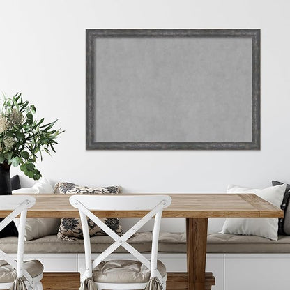 Amanti Art Grey Framed Magnetic Board 27x39 Large Vision Board - Image 5
