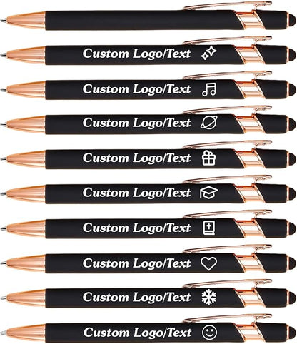 CRME Ballpoint Pen 2-in-1 Stylus Bulk Custom Pens Personalized Engraved Metal by Unknown