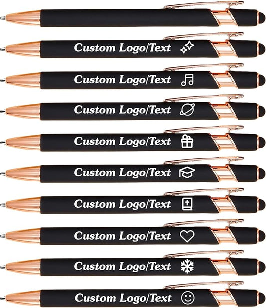 CRME Ballpoint Pen 2-in-1 Stylus Bulk Custom Pens Personalized Engraved Metal by Unknown