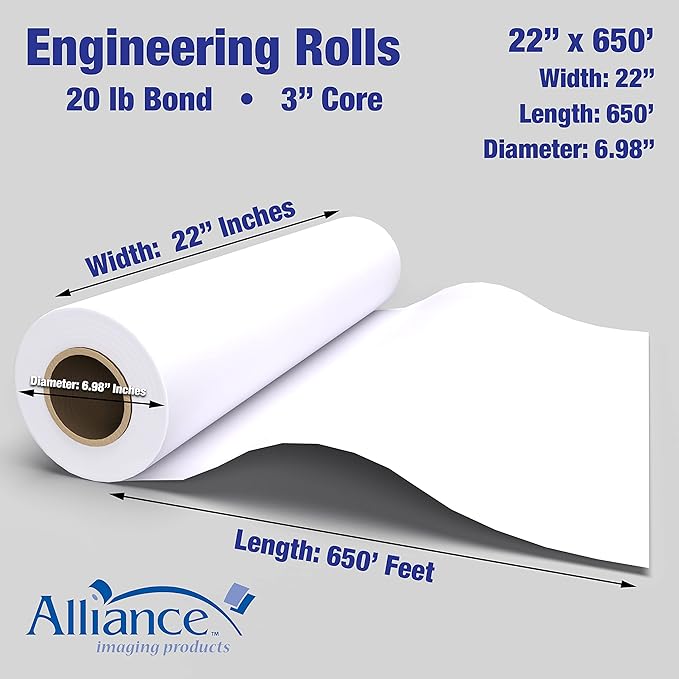Alliance Wide Format Paper Rolls Bond Engineering - Image 2