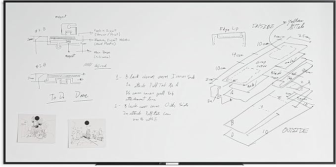 U Brands Magnetic Dry Erase Board White Board - Image 3