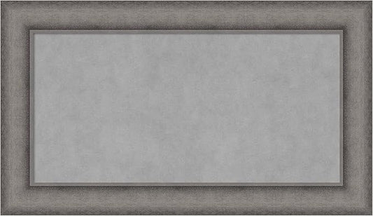 Amanti Art Grey Framed Magnetic Board 16x28 Small Vision Board by AmantiArt