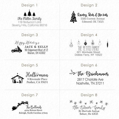 Address Stamp - Custom Stamps for Mailing I Create Personalized Name and Return - Image 2